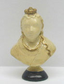 Dollhouse Miniature Victoria - Bust 1 1/4 H